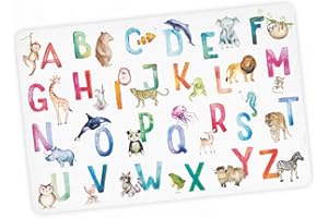 NIKIMA SCHÖNES FÜR KINDER Protector de vinilo resistente para niños, lavable, sin BPA, resistente a los desgarros, color resistente, regalo de regreso a la escuela o guardería