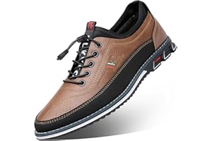 MOUDN Herren Mokassins Business Freizeitschuhe Oxford leichtes Leder formelle Halbschuhe für Männer formelle Anlässe
