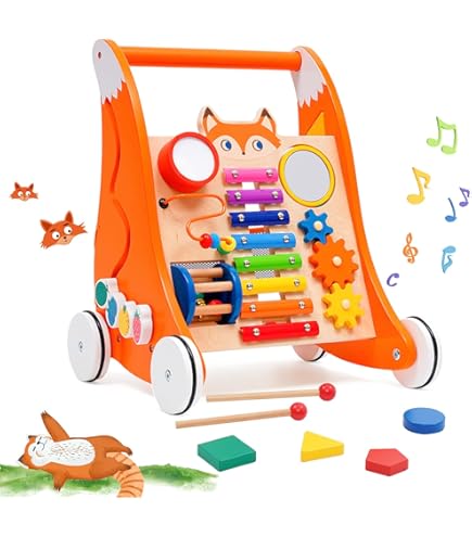 Mobiclinic®, Baby Walker, Met Muziek en Licht, Regelbare Snelheid Mobiclinic®, Baby Walker, Met Muziek en Licht, Regelbare Snelheid