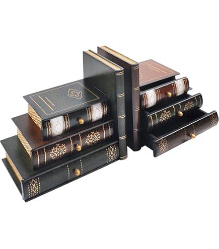 Vaorwne Book Nook DIY Buchtstütze - Japanische Bücherregal Deko 10,2x12,3x5,4cm