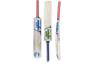 Kalindri Sports Batte de cricket populaire en saule avec autocollant (taille complète), assortiment de couleurs