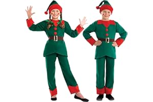 Fun Shack Costumi Elfo Bambini, Vestito Da Elfo Bambino, Costume Elfo Bambino, Vestito Elfo Bimbo, Vestiti Da Elfo Per Bambini, Vestito Folletto Bambino, Costume Elfo Natale Bambino S
