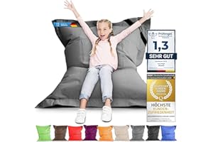 ‎LAZY BAG LAZY BAG Riesen-Sitzsack XL 160x125 cm mit 300 Liter | Sitzkissen 2-in-1 für Kinder & Erwachsene | Bequeme Indoor & Outdoor mit 3 Mio. EPS-Perlen für perfekte Ergonomie | Deutscher Marken Hersteller