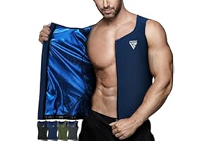 RDX Chaleco para Hombre para Entrenamiento de Gimnasio, Camiseta sin Mangas para Entrenamiento de pérdida de Peso y Ejercicios de Adelgazamiento, Moldeador de Cuerpo sin Mangas para Levantamiento