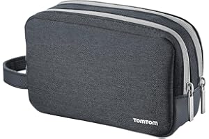 Tomtom 9Uua.001.65 Custodia Soft Universale per Tutti i Navigatori da 4.3 Pollici, 5 Pollici e 6 Pollici Start, Via, Go, Go Basic, Go Essential, Rider, Go Professional, Go Camper, 2 Cerniere