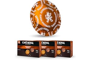 CAFE ROYAL SWITZERLAND PROFESSIONAL Café en Dosettes - Café Royal Pro | 3 x 50 - Compatibles avec les Machines à café Nespresso®* Professional - Saveur Espresso Forte