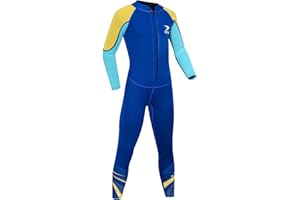 ‎ZCCO ZCCO Kids Neoprenanzug, 2,5 mm Neopren-Thermo-Badeanzug, Jugend-Badeanzug für Jungen und Mädchen Wärmeanzug mit Langen Ärmeln zum Tauchen, Schwimmen, Surfen …