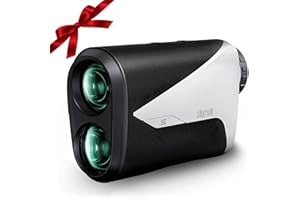 SUNPOW Golf Rangefinder with Slope, 1200/1000 Yards, 7X Magnification High Precision Laser Range Finder for Golfing/Hunting, Flag Pole Locking Vibration, Rechargeable Range Finders