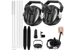 TZEKING 2025 Stanley-Cup 30oz Pokrywka Kubka 4 Słomki, 2 Akcesoria