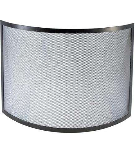 PARE-ÉTINCELLES DE CHEMINÉE 1 PORTE FER FORGÉ 60X50 CM | Leroy Merlin