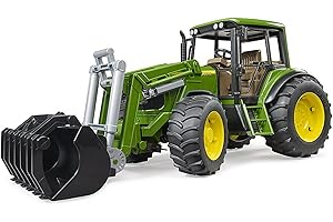 bruder 02052 - John Deere 6920 mit Frontlader - 1:16 Fahrzeug, Traktor, Trecker, Schlepper, Bulldog, Bauernhof, Landwirtschaft, Feldarbeit, Maschine, bworld, Spielzeug