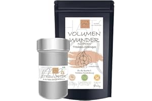 ‎THATS ME ORGANIC Thats me Organic SPAR-SET BIO Volumen-Wunder: No Poo Trockenshampoo + "Streu-Peter" 2 in 1 90g – Natürliches Styling Powder sorgt für Volumen und Pflege ohne Chemie – für trockene Kopfhaut