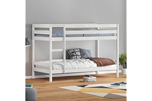 IDIMEX Letto a castello letto a castello letto Felix per bambini Letto a soppalco con scaletta in pino massiccio naturale 90 x 200 cm (B x L)