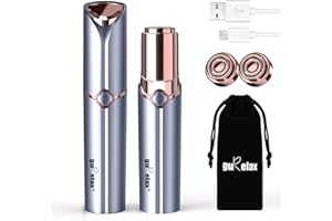 ‎GURELAX Gesichtshaarentferner für Frauen (2023) - GURELAX Flawless Gesichtshaarentferner Damen Kinn Oberlippe Pfirsichflaum-einschließlich, Wiederaufladbarer Damenrasierer Gesicht