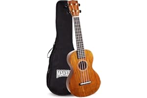 Mahalo Hano Konzert-Ukulele, Retro, Naturfarben, 2516