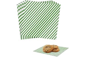 POPOYU 100 Sheets Christmas Wax Food Paper,12x12in Checkered Greaseproof Paper Sheets for Christmas Baking,Eco-Friendly Oil Proof Wrapping Papers for Burger,Sandwich,Food Baskets,Chrismtas Foods
