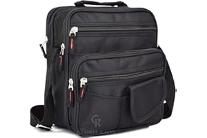 Gloria Kaos Borsa Borsello Uomo Tracolla Regolabile Tessuto Multitasche 9455