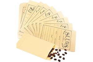 NAYAGOGO 150 PCS Seed Envelopes, Reusable Self Sealing Seed Storage Paper Bag, Small Brown Envelopes Kraft Paper Envelope Bag, for Packing or Storing Small Items Wages Notes Beads Seeds