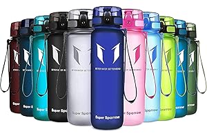 Super Sparrow Botella de Agua Deportiva -350ml & 500ml & 750ml & 1000ml - Sin BPA