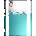 Casotec Plastic Half Fill Design 3D Printed Hard Back Case Cover for Sony Xperia Xa1, Multi-Colored