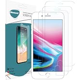 Microsonic Apple iPhone 8 Plus Ekran koruyucu Nano Cam (3'l&uuml; Paket) [iPhone 8 Plus ile Uyumlu Ekran Koruyucu]