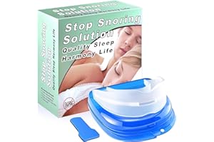 7STARLAKE Anti Ronflement Orthese,Anti Ronflement Inodore Et Doux Anti Ronflement Efficace Puissant Adapté Aux Hommes et Aux Femmes Ronflent Mouth Guard Anti Ronflement