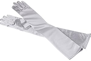 MEISHINE® Elegante Donna Lungo Guanti da Sposa Raso Guanti da Matrimonio Ideale per Costume, Prom, Nozze, Sera Partito