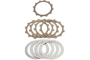 Artudatech Kit de plaques d'embrayage moto en acier et plaques de friction pour Yamaha XV XVS 125 250 Route-66/Virago/Drag Star 97-2017