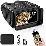 Nachtsichtgerät 4K, Relassy Digital Infrarot Nachtsicht Fernglas mit WiFi-Funktion, 4000mAh Wiederaufladbares 8-Fache Vergröß