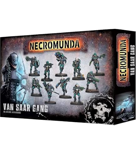 Games Workshop Van Saar Weapons & Upgrades – Necromunda – Warhammer 40.000 – Kit De Figurines Plastique