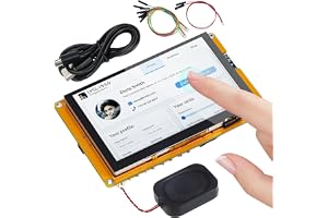 Freenove ESP32 Display ESP32-S3 CYD 5.0" 800x480 IPS Capacitive Touchscreen | Onboard Dual-core 32-bit 240 MHz Mikrokontroller med WiFi+BT, C Kod LVGL Exempelprojekt Tutorial