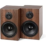 McGrey BSS-265 BR 6,5" HiFi haut-parleurs d'étagère 40 Watt brun