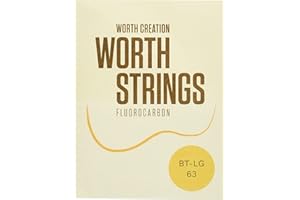 Worth Strings, Low-G Ukulelen-Saiten, Brown Fluoro-Carbon, für Tenor-Ukulele, Medium (0.0224-0.0260-0.0291-0.0358)