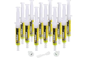 ERRECOM Brilliant - 12 x 7,5 ml, Detector Fluoresciente UV para localizar Las Fugas de Gas Refrigerante en los Sistemas de Aire Acondicionado y Refrigeración, Incluye adattatores 1/4 SAE y 5/16 SAE