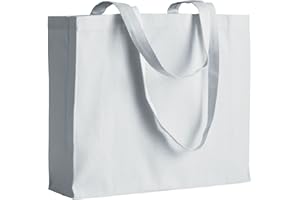 Artexia Borsa Shopper Donna Tote Bag Shopper Cotone The Tote Bag Borsa di Stoffa Borsa di Tela Spessore Materiale 200gr/m2 Manici Lunghi