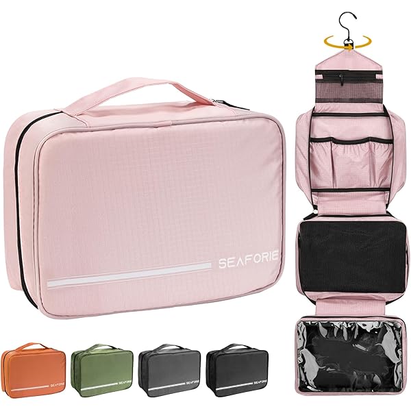 Beauty case da viaggio – rosa borsa da viaggio per il trucco
