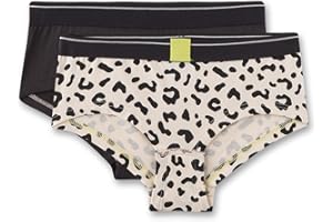 Sanetta Mädchen-Cutbrief (Doppelpack) Off-White | Hochwertige und nachhaltige Unterhose für Mädchen aus Baumwoll-Mix. Inhalt: 2er Set Unterwäsche für Mädchen