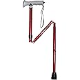 Drive Devilbiss Medical Walking Stick with Gel Grip - RED Crackle