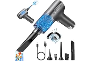 AGARELE Handstaubsauger Auto Kabellos,7000PA Akku Handstaubsauger Kabellos,2 in 1 Mini Autostaubsauger Staubsauger & Gebläse,Aufladbar Tragbar Staubsauger für Auto,Haus,Tierhaare Büro