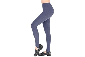 FUTURO FASHION Womens Opaque Stirrup Leggings Thermal Thights LS