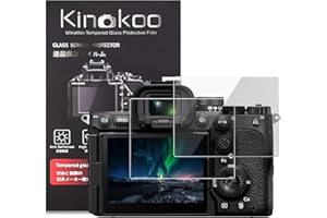 kinokoo Ochraniacz ekranu 0,25 mm do aparatu dla Sony A1 II/A7R5/A7R V/A7RM5/A9M3/A9 III/ILCE-9M3 twardość 9H szkło hartowane folia krystalicznie przezroczysta - bez pęcherzyków powietrza i odporna
