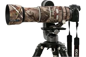 ‎ROLANPRO ROLANPRO Wasserdichter Objektivmantel für Canon RF 100–500 mm F/4,5–7,1 L ist USM Camouflage-Regenschutz