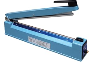 LeoFla Macchina Sigillante a Caldo per Buste E Sacchetti 400 mm Sigillatrice Plastica, Variabile, Media