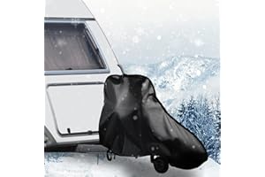 VAILEAL Housse de protection universelle pour timon de caravane - Étanche - Grande version - Pour attelage de remorque - Accessoire de caravane - Pour attelage antisalissure