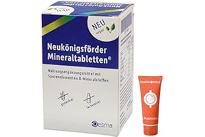 NEUKÖNIGSFÖRDER MINERALTABLETTEN 200 St. I Mineralstoffe und Spurenelemente I Sparset mit Pharma Perle give-away