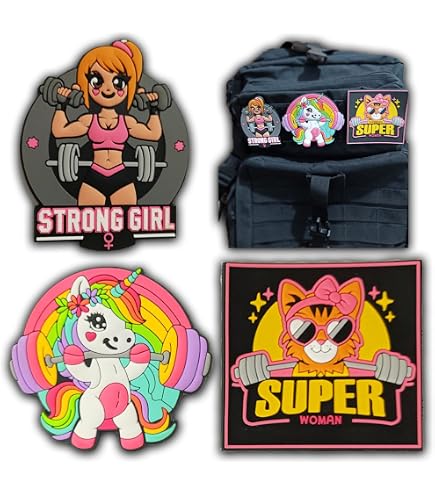 Patchs à dos militaire - Applique PVC pour sac à dos tactique et gilet cross training - Accessoire patch avec relief Gym Rat