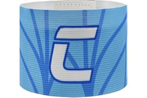 VerteLife Classic C Captain's Armband for Football, Unisex Captain's Bracelet, Adjustable Captain's Bands, Elastic Children & Adults Bracelet, Sports Teams Accessories