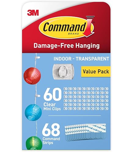 3M Command Outdoor Haken, Transparent, Kunststoff, Göße: M 17091AWFGN