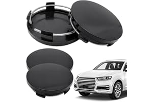 Lithyc 4 StüCk DIY-Nabenkappen - Radnabendeckel - Nabendeckel 60mm - Dezent Nabendeckel - Geeignet für Radkappen mit AußEndurchmesser 60 Mm Innendurchmesser 56 Mm AutozubehöR (Plattierte Farbe)