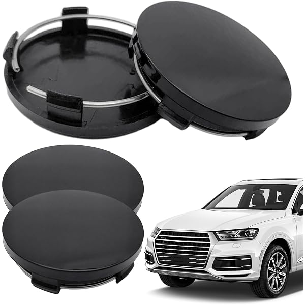 4 Cache-Moyeux Zeayebsr Noir - Ø60/56 Mm - Compatible Mercedes, VW, Audi - Enjoliveurs Centre Roue
